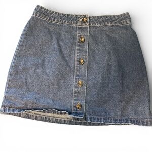 Forever 21 Blue Denim Mini Skirt
